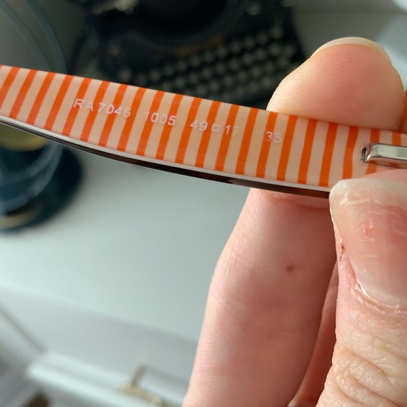 RALPH LAUREN 7046 1005 Rectangle Havana Brown Tortoise Eyeglasses LIKE NEW - Picture 13 of 15